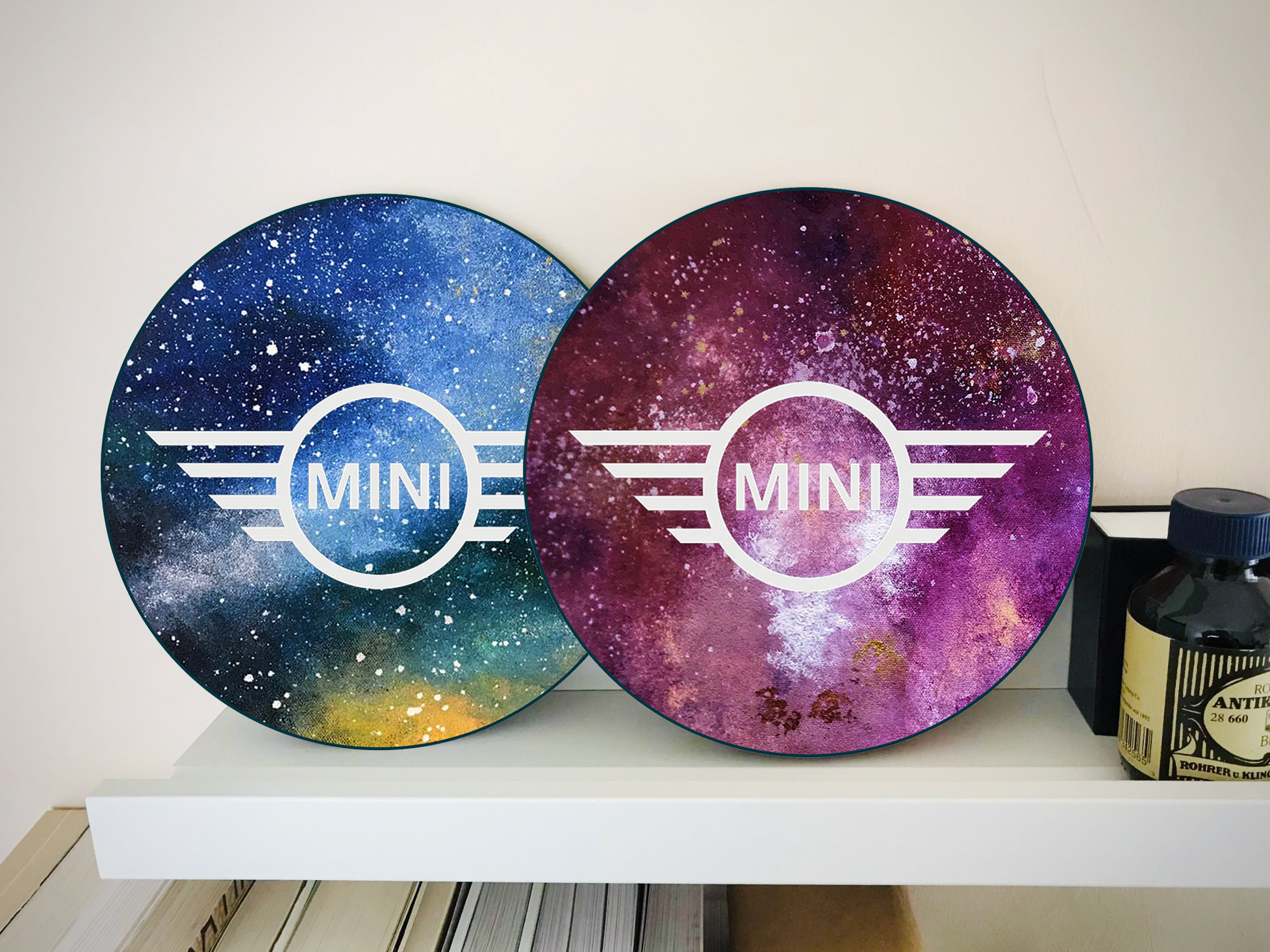 MINI 汎德 《MINI樂遊旅圖》創意星空掛畫