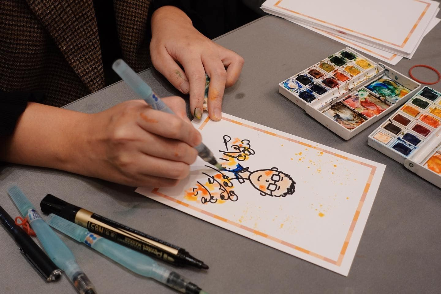 台灣杜邦 尾牙似顏繪