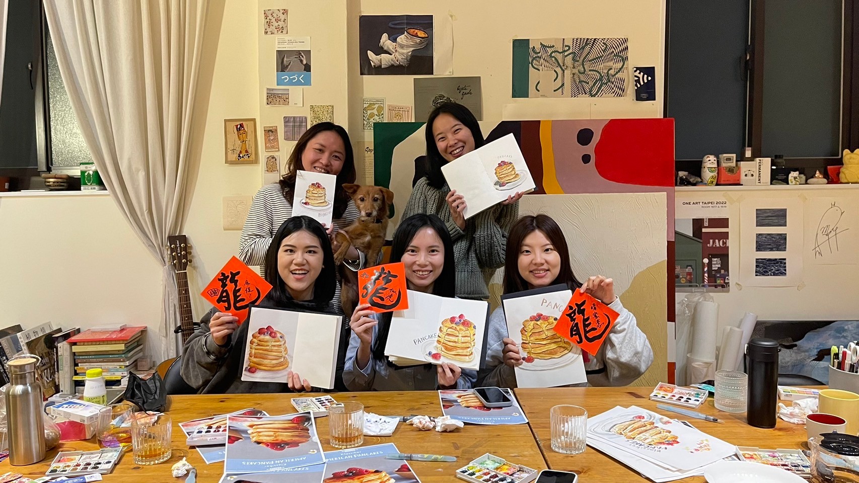 美食插畫課程花絮